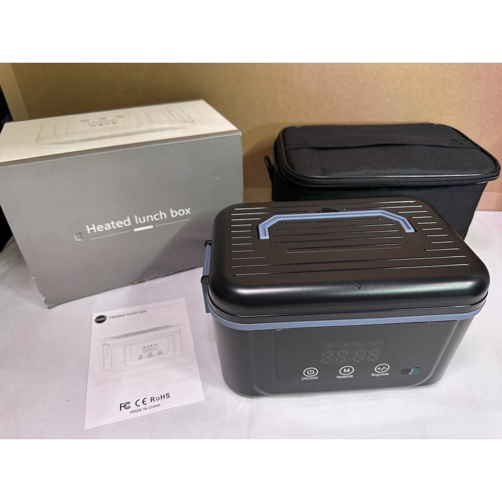 Cordless Electric Lunch Box for Adults, 1.4L Heated Lunch Box 18000mAh Battery P